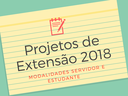 Seleção de projetos de extensão 2018