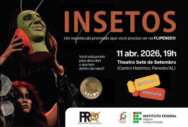 Grupo Kayré do Ifal Penedo encenará espetáculo na festa literária da cidade