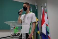 João Paulo Nunes, estudante do Ifal Arapiraca e monitor do Espaço 4.0