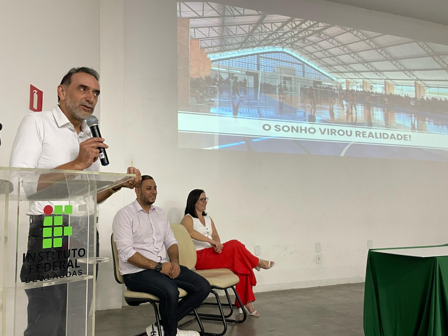 Inauguração do ginásio poliesportivo do Ifal Penedo