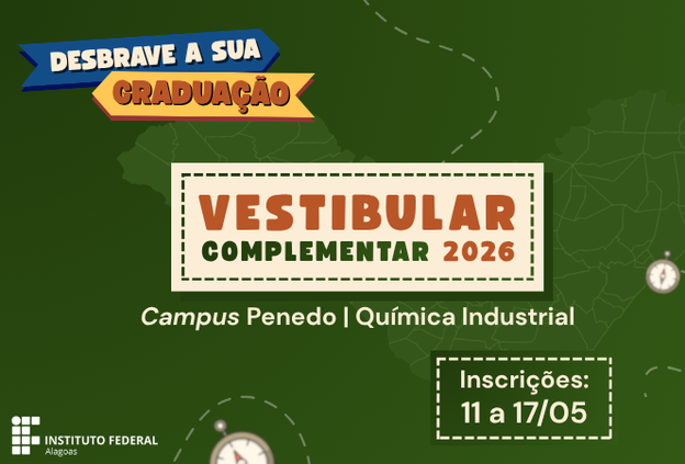 Ifal Penedo abre nova seleção para ingresso no curso superior de Química Industrial