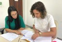 Karen Santos e Luzia Borges, nutricionistas do Campus Penedo 