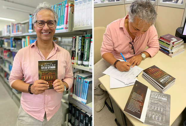 Ifal Penedo recebe doação de livro oriundo de pesquisa de ex-docente de Arte do campus