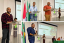 Joabe Melo (coordenador do PPGTec/Ifal), Cassiano Henrique (PRPPI/Ifal), Éder Souza (diretor-geral do Campus Marechal) e Felipe Thiago Souza (diretor-geral do Campus Penedo).