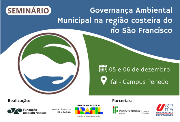 Ifal Penedo sediará evento sobre Governança Ambiental Municipal na região costeira do rio São Francisco