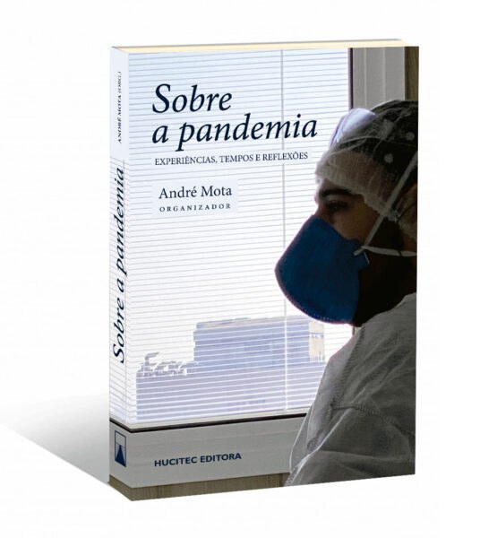 Capa do livro "Sobre a pandemia"