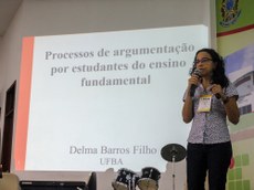 Palestra de abertura foi da professora da UFBA, Delma Barros Filho.