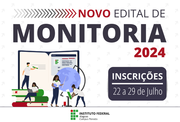 Monitoria de Ensino lança novo edital com a oferta de quatro vagas