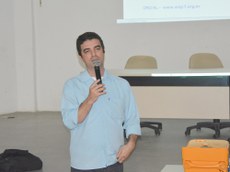 Reginaldo Ferreira, gerente do CRQ-AL e palestrante convidado.