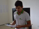 Jackson Antonio Santos, aluno do curso técnico em Meio Ambiente.