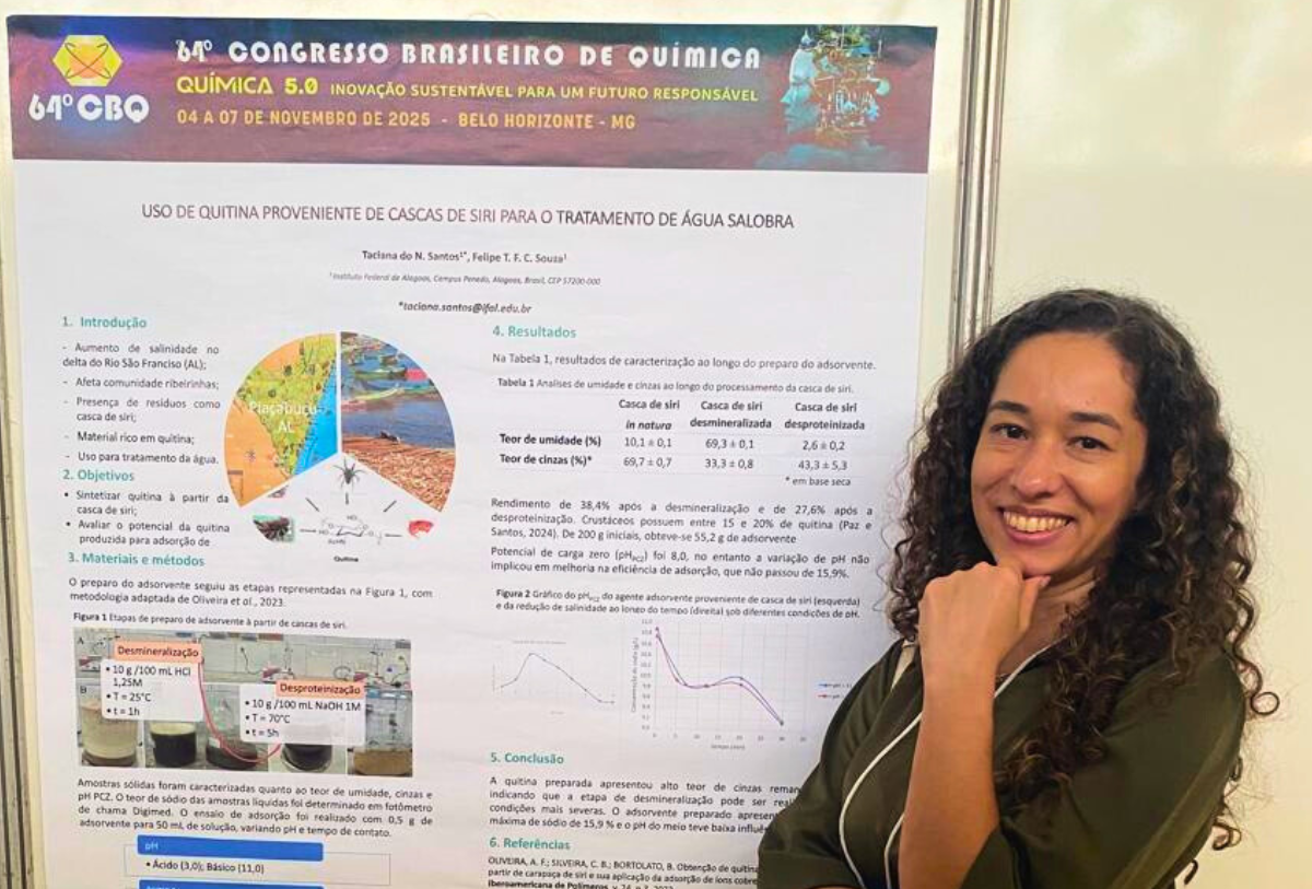 TRABALHOS DO IFAL PENEDO NO 64º CBQ