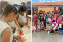 Atividades do projeto Arte e Educação Ambiental no Âmbito Escolar, em sua primeira edição, no ano passado.