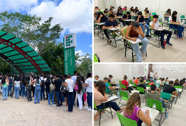 PS 2025: candidatos aos cursos integrados do Ifal Penedo fazem prova no campus