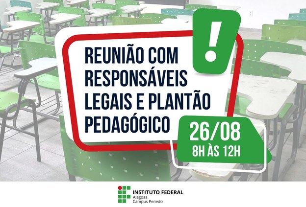 Reunião com responsáveis e plantão pedagógico dos cursos integrados são remarcados