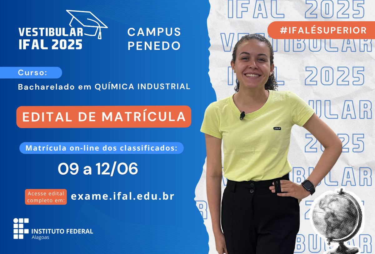 VESTIBULAR IFAL 2025 - CAMPUS PENEDO