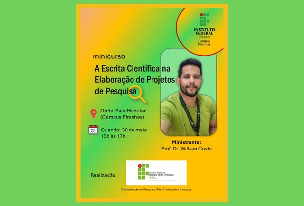 Campus Piranhas realiza minicurso sobre escrita científica
