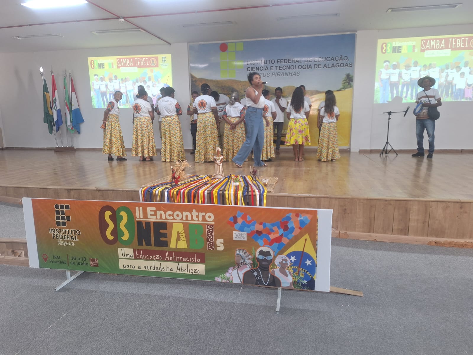 Danças típicas celebraram a cultura afro-brasileira durante o evento em Piranhas