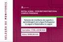 Campus Piranhas seleciona estudantes para atuar como monitores em Língua Portuguesa e Matemática