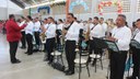 Orquestra animou o início da solenidade e executou o Hino Nacional Brasileiro