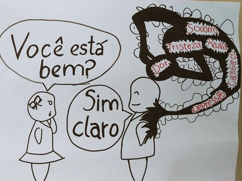Ilustrações dos alunos
