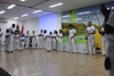 Apresentação do grupo Capoeira Brasil recebeu aplausos da plateia