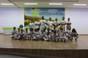 Grupo Capoeira Brasil trouxe crianças capoeiristas sob o comando do graduado Carcará e do monitor Arruaça