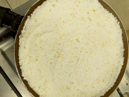 Tapioca acrescida da farinha do melão