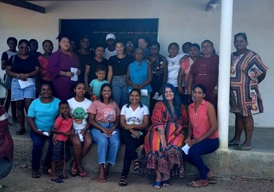 Mulheres Quilombolas participaram de oficinas no próprio Sítio Lages, no Distrito do pIAU.jpg Mulheres Quilombolas participaram de oficinas no próprio Sítio Lages, no Distrito do pIAU.jpg