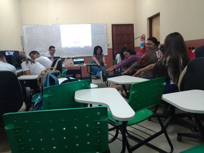 Ensino de automassagem para os alunos do campus Rio Largo