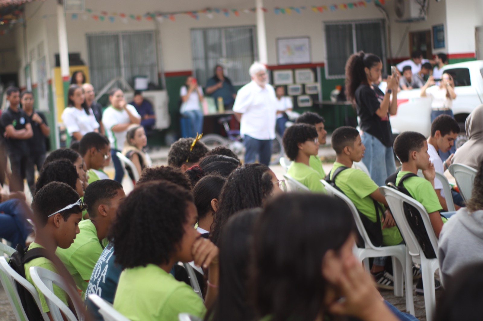 Alunos de escolas municipais e estaduais assistem à performance  dos  estudantes do Ifal Rio Largo nas peças sobre tragédias gregas