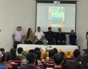 Mesa de abertura do evento científico