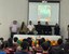 Mesa de abertura do evento científico