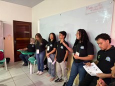 apresentações de trabalhos dos alunos do Ifal Rio Largo