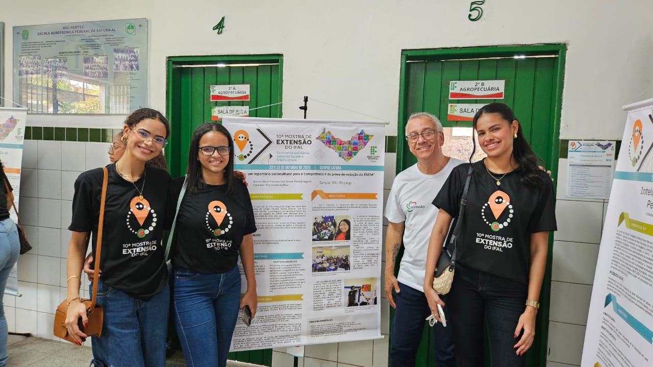 Projeto “Cinema: um repertório sociocultural para a Competência II da prova de Redação do Enem (Exame Nacional do Ensino Médio)” foi desenvolvido por estudantes do Ifal- Campus Rio Largo, sob orientação do professor Oswaldo Epifânio (Pife).