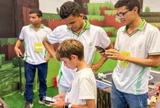 Equipe de Robótica do Campus Rio Largo participa do World Creativity Day 2025