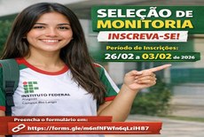Inscrição vão de 26/2 a 3/3 de 2026