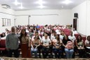 Edel Alexandre a professora Natércia Lopes, da Uneal, participaram de palestra de abertura de Grupo de Trabalho.jpg