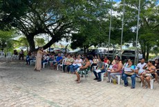 Responsáveis pelos alunos presentes à reunião no Ifal - Rio Largo