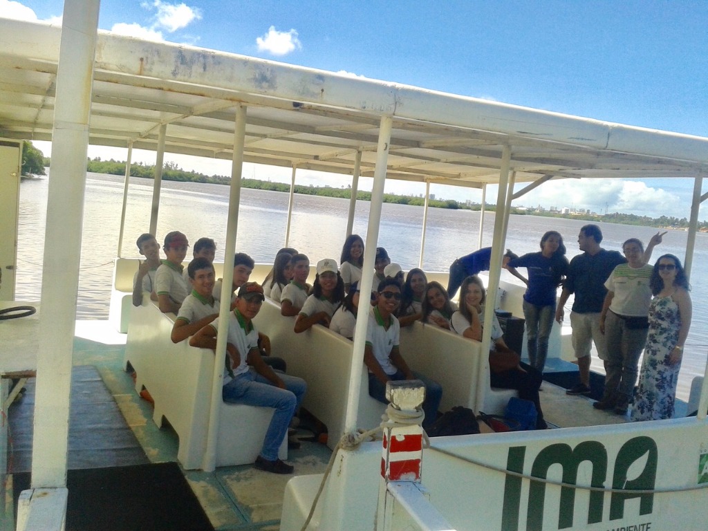 Lagoas Mundaú e Manguaba foram o cenário da aula.