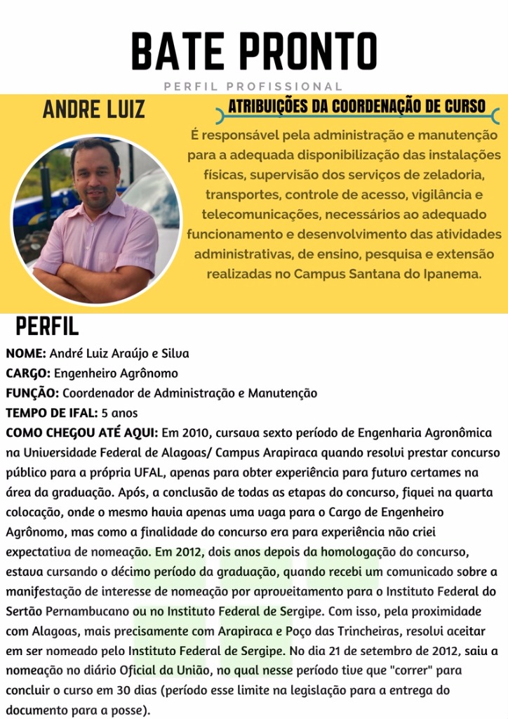 Série revela perfil de André Luiz
