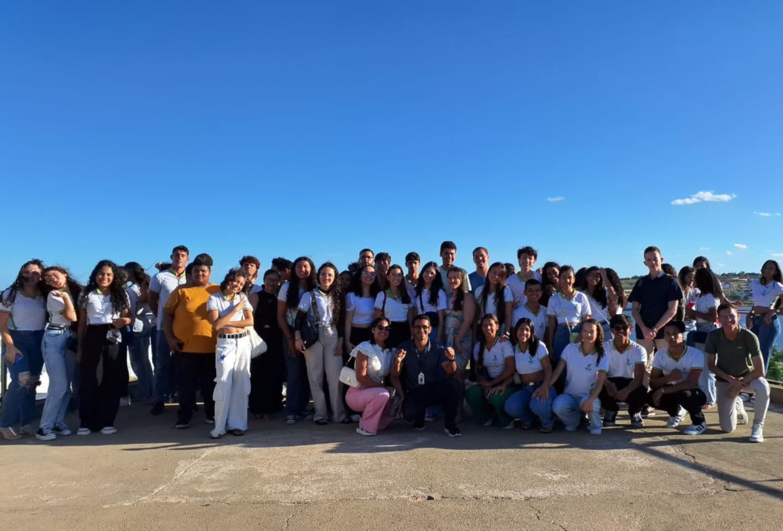 Visita técnica de estudantes do Campus Santana