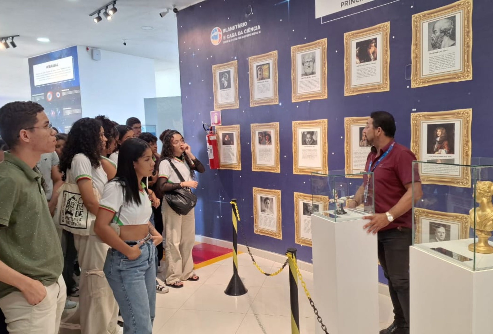 Visita técnica de estudantes do Campus Santana