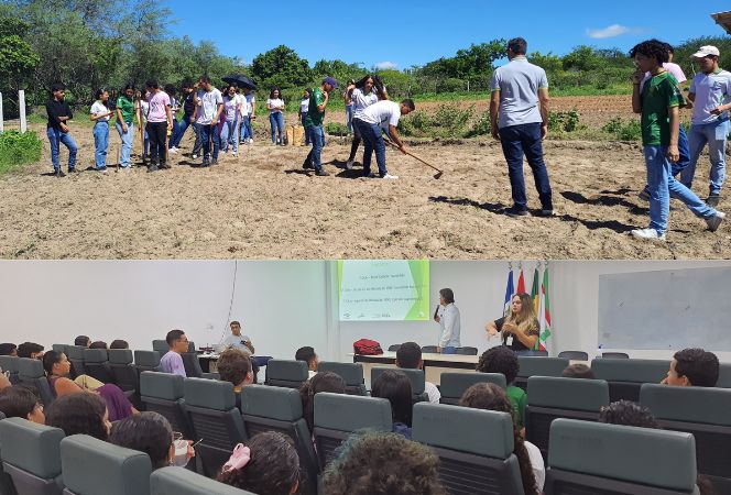 Ifal Santana do Ipanema realiza plantio de algodão agroecológico