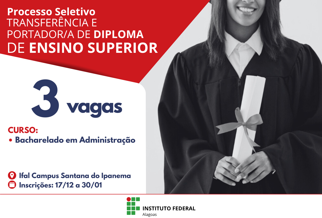 Inscrições na página de Exames do Ifal