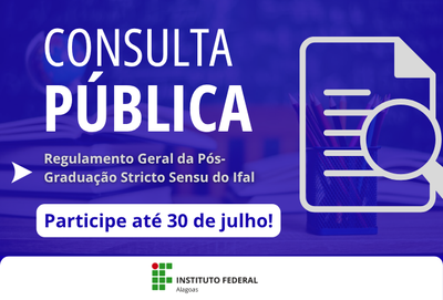 Comunidade acadêmica tem até 30 de julho para analisar a minuta do documento e enviar sugestões via formulário eletrônico