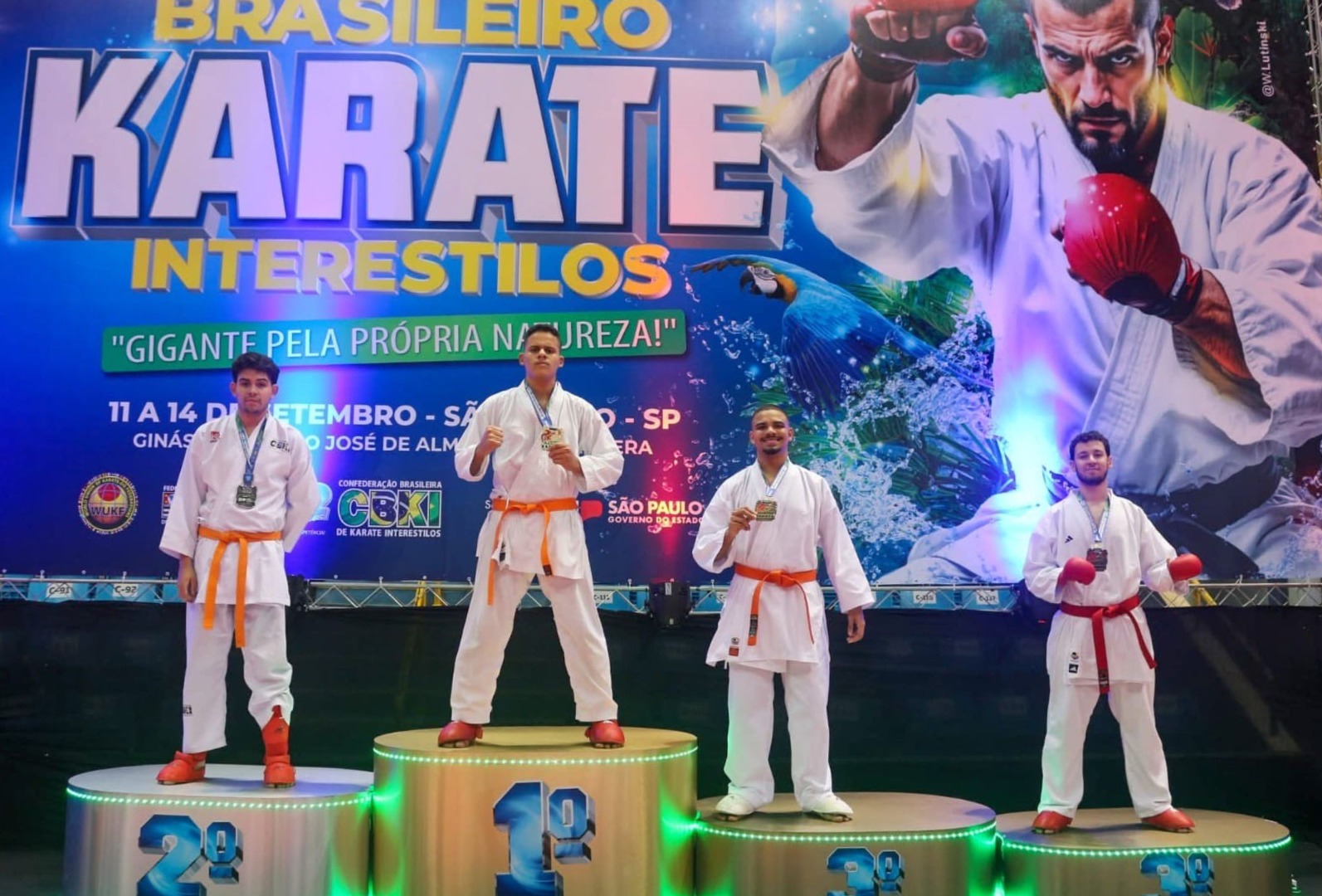Welton Simão é bicampeão de Karatê