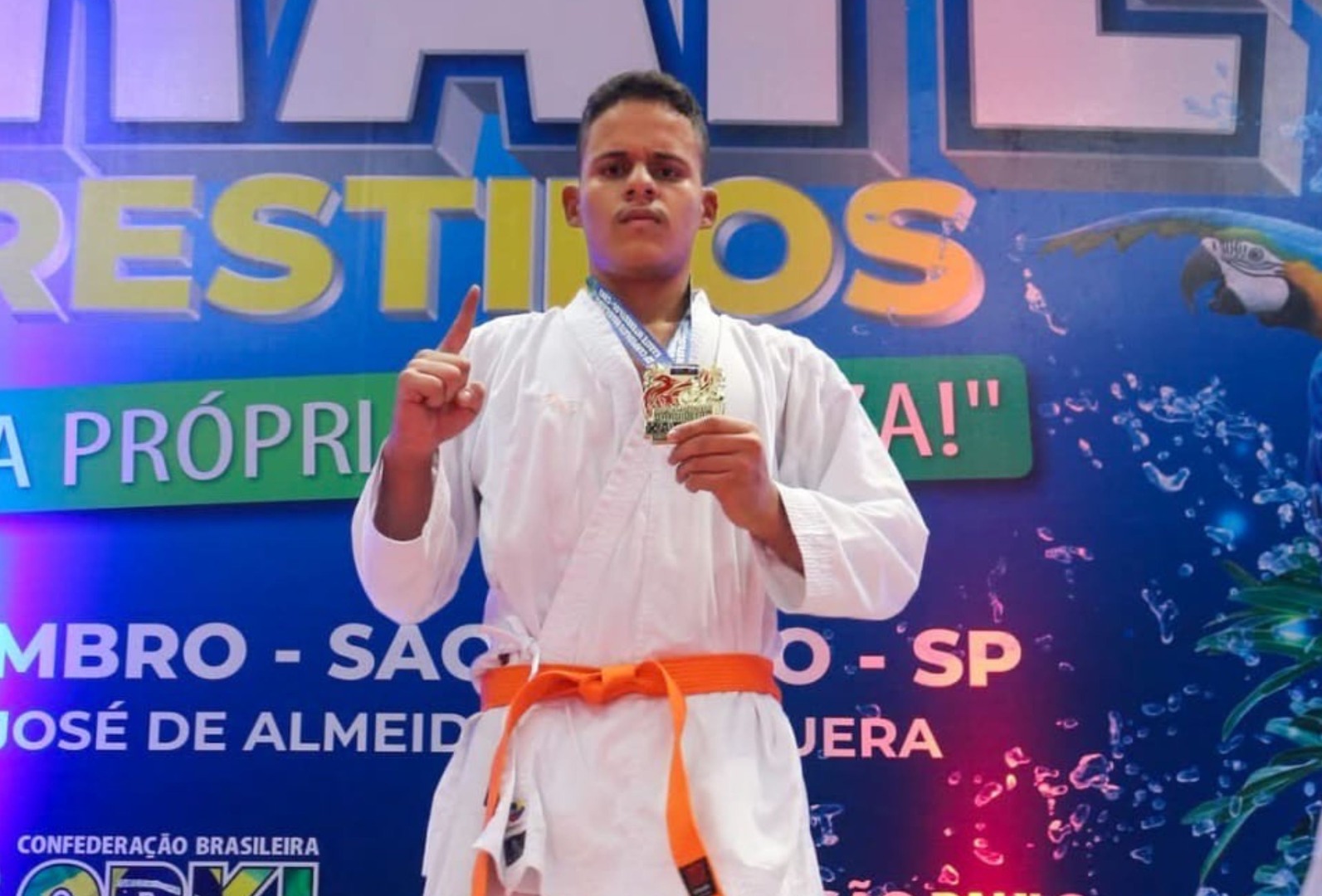 Welton Simão é bicampeão de Karatê