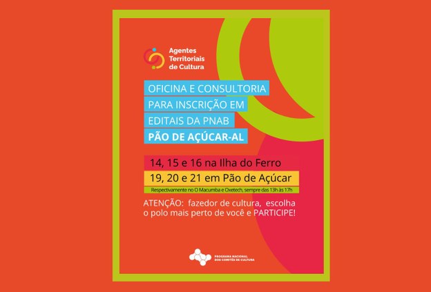 Mutirão de oficinas e consultorias culturais mobiliza Pão de Açúcar para inscrições nos editais da PNAB