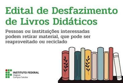 Desfazimento de livros didáticos