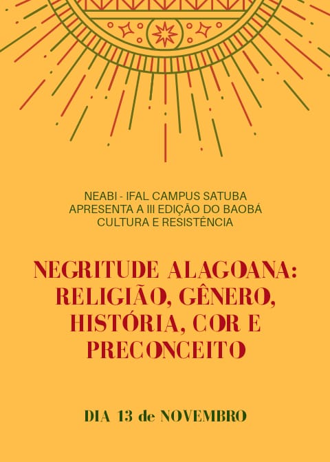 Cartaz do 3º Baobá Cultura e Resistência